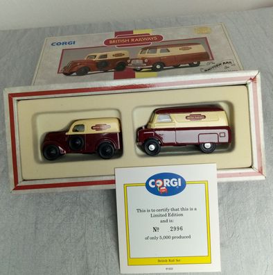 British Railways Set, Ford Popular & Bedford Van, Corgi