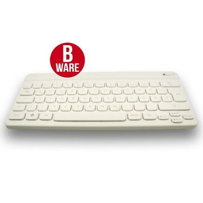 Wireless Tastatur / Powerboard / Keyboard + USB Empfänger für Wii in weiss (B-Ware)