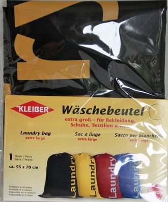 Reise Wäschebeutel Wäschesack Laundry bag 55 x 70 cm schwarz