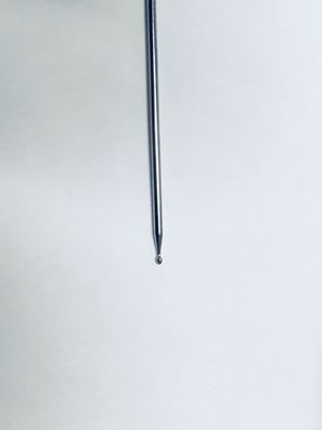 1x Webernadel mit Kugelspitze Sticknadel Nadeln 11 cm -Hergestellt in Deutschland-