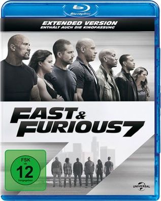 Fast & Furious 7 (Blu-ray) - Universal Pictures Germany 8297234 - (Blu-ray Video ...
