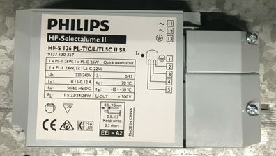 Philips Vorschaltgerät HF-S 1x26 PL-T/ C/ L/ TL5C II SR 9137130357