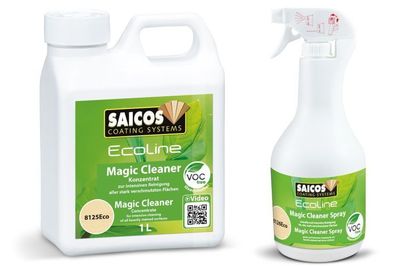SAICOS Ecoline Magic Cleaner 8125Eco Konzentrat oder 8126Eco Spray je 1 Ltr.