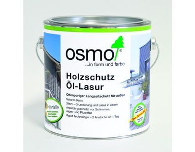 OSMO Holzschutz Öl Lasur Effekt 1142 Graphitsilber 0,75 L - 2,5 L
