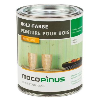 Mocopinus Holzfarbe Innen farbig deckend 0,75 / 2,5 Liter