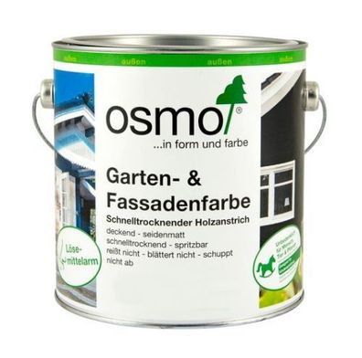 OSMO Garten- & Fassadenfarbe verschiedene Farben wasserbasiert 0,75/2,5 Liter