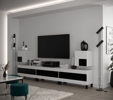 Future 99 Möbel für Wohnzimmer Wohnwand Mediawand Schrankwand Wohnschrank