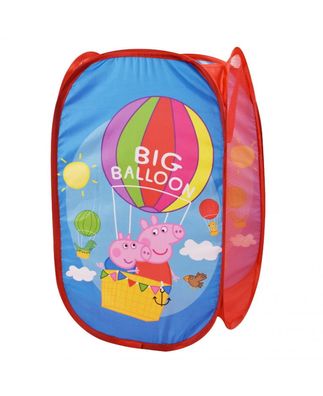 Peppa Pig Aufbewahrungsbox Pop-up Big Balloon 36x36x58cm Faltbox Würfelbox