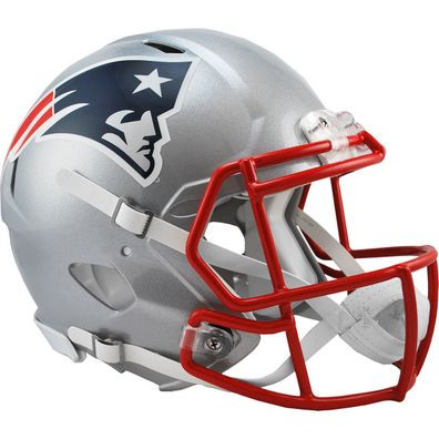 NFL New England Patriots Authentic Full Size Helm Speed Footballhelm Helmet