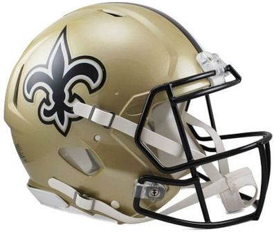 NFL New Orleans Saints Authentic Full Size Helm Speed Footballhelm Helmet