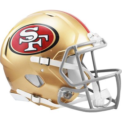 NFL San Francisco 49ers Authentic Full Size Helm Speed Footballhelm Helmet