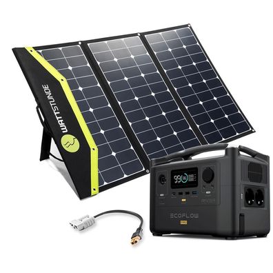 EcoFlow RIVER PRO Powerstation Bundle mit SunFolder Solartasche