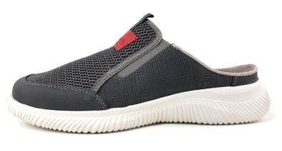 Rieker Herrenschuhe Freizeitschuhe Pantolette Grau Freizeit