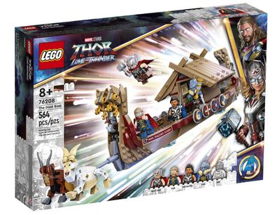 LEGO 76208 Super Heroes Das Ziegenboot Spielset Superheld Avengers Thor
