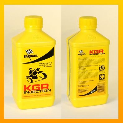 Bardahl KGR Injection Oil für 2 Takter - 1 Liter-Flasche
