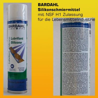 Bardahl Silikon-Schmiermittel - 600 ml Spraydose
