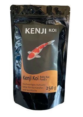 KENJI KOI Baby Koi Food 1 - 250g 0.5-0.8mm Ab den ersten Tagen Aufzuchtfutter KOI