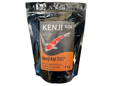 KENJI KOI Baby Koi Food 3 - 1kg 1,2 - 2,2mm hochwertiges Aufzuchtfutter