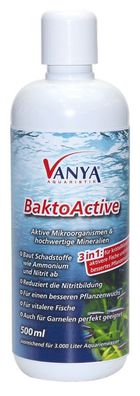 Vanya BaktoAktive 500ml Filterbakterien Wasseraufbereiter