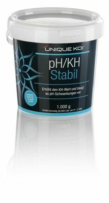 Unique Koi pH/ KH Stabil 1000g erhöht KH-Wert gegen pH Teich Koi