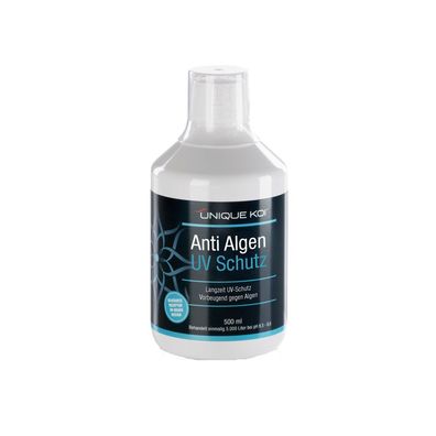 Unique Koi - Anti Algen UV Schutz - 500 ml gegen Algenwachstum