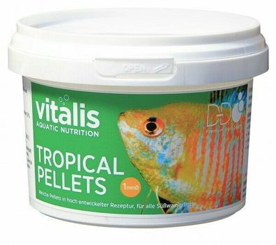 Vitalis Tropical Pellets 1mm 260g Meerwasser Futter Aquarium