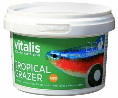Tropical Grazer Mini 240g Vitalis Futter für Süßwasserfische