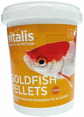Vitalis Goldfish Pellets 1,8kg 1,5mm Futter Aquaristik Aquarium Futter Goldfish