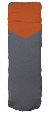 Klymit Quilted V Sheet schlafmattenbezug Orange/ Grau gesteppt