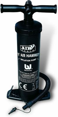 Bestway Luftpumpe Doppelhubkolben Air Hammer, Schwarz, 48 cm