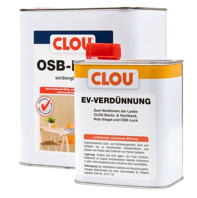 3L Clou OSB-Lack farblos seidenglänzend + EV-Verd.