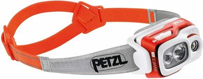 Petzl Unisex – Erwachsene Swift RL Stirnlampe, Orange, 8 x 8 [Energieklasse A]