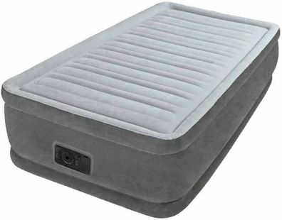 Intex Luftbett Comfort-Plush Twin 191 x 99 x 46 cm, 230 V, 64412NP (Gr. Einzelbett)