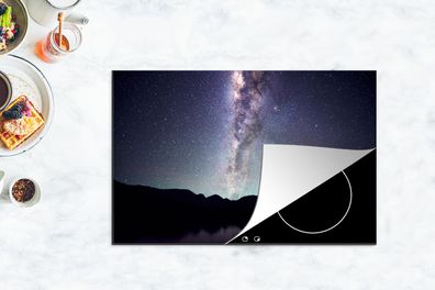 Herdabdeckplatte - 80x52 cm - Universum - Milchstraße - Galaxie