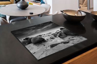 Herdabdeckplatte - 75x52 cm - Moeraki Boulders Neuseeland Fotodruck