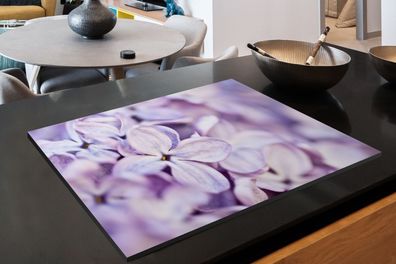 Herdabdeckplatte - 78x52 cm - Nahaufnahme von Lavendelblüten