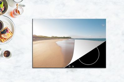 Herdabdeckplatte - 78x52 cm - Strand - Sand - Himmel