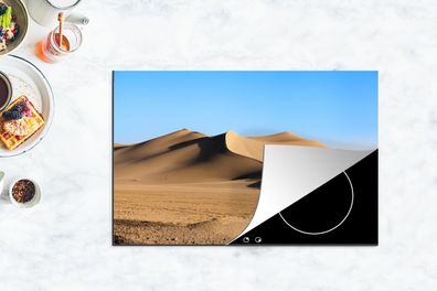 Herdabdeckplatte - 80x52 cm - Eine große Sanddüne in einer Wüste