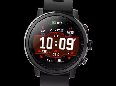 Amazfit Stratos 2S Smartwatch - Hochpräzises GPS, individuellem Rundum-Transflek