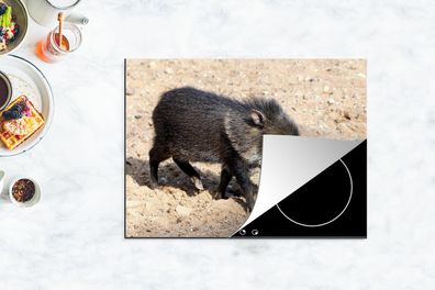 Herdabdeckplatte - 70x52 cm - Groß - Schwein - Wild