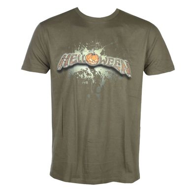 Helloween - Unarmed - Khaki T-Shirt NEU & Official!