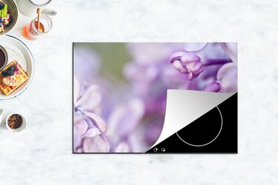 Herdabdeckplatte - 78x52 cm - Nahaufnahme von lila Lavendel