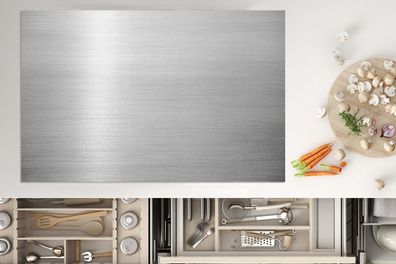 Herdabdeckplatte - 80x52 cm - Metall-Hintergrund