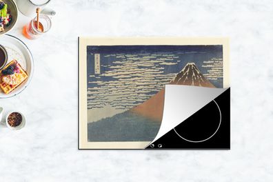Herdabdeckplatte - 70x52 cm - Klares Wetter und ein südlicher Wind - Gemälde von Kats