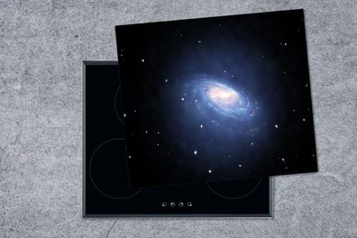 Herdabdeckplatte - 75x52 cm - Eine Illustration einer beleuchteten Milchstraße