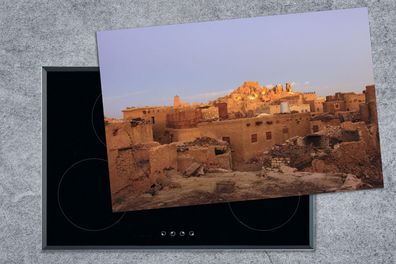 Herdabdeckplatte - 78x52 cm - Verlassenes Dorf in Ägypten
