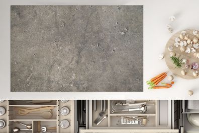 Herdabdeckplatte - 80x52 cm - Wand - Beton - Grau