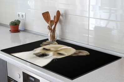 Herdabdeckplatte - 80x52 cm - Hund - Haustiere - Porträt