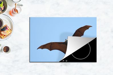 Herdabdeckplatte - 78x52 cm - Fledermaus - Luft - Flügel