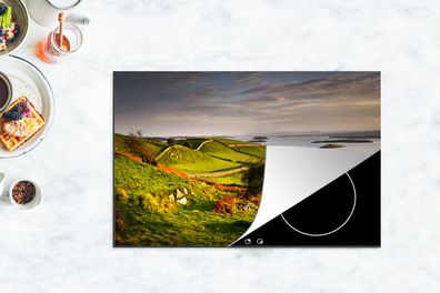 Herdabdeckplatte - 80x52 cm - Sonnenuntergang in Irland